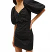 Marella Vosci V-neck Mini Dress In Black In Black