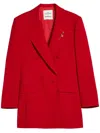 Marella Codesign Waisted Blazer In Red