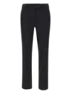 Marella Welt-pockets Front-crease Trousers In Black