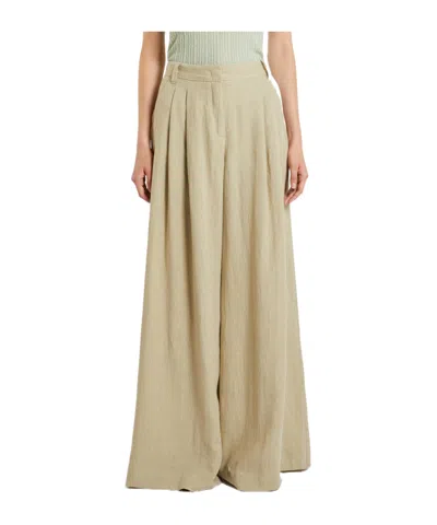 Marella Wide-leg Casual Pants In Nude