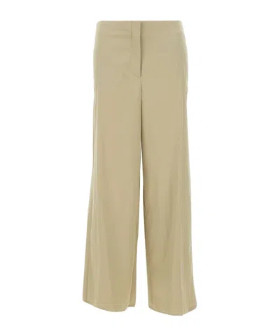 Marella Wide-leg Casual Pants In Nude