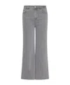 Marella Wide-leg Cropped Jeans - Jeans Grey In Gray
