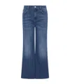 Marella Wide-leg Cropped Jeans In Blue