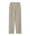 Marella Wide-leg Trousers In Gray