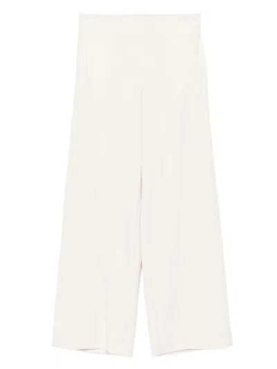 Marella Wide-leg Trousers In White
