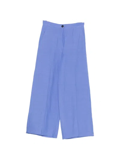 Marella Wide-leg Trousers In Blue