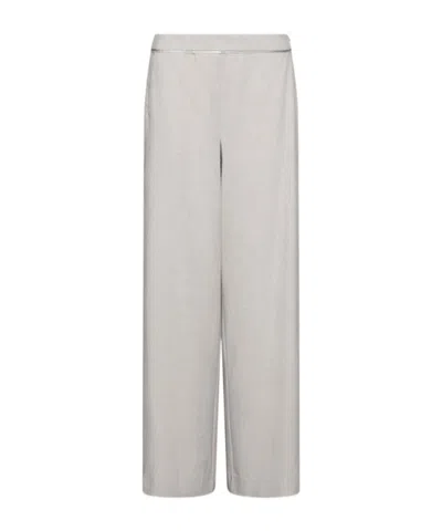 Marella Wide-leg Trousers In Gray