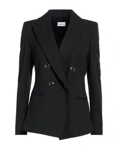 Marella Woman Blazer Black Size 4 Polyester, Viscose, Elastane