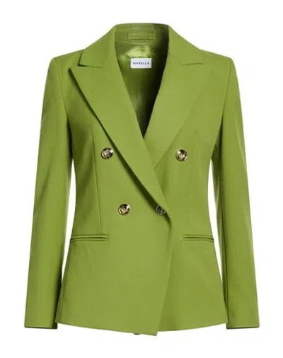 Marella Woman Blazer Green Size 0 Polyester, Viscose, Elastane