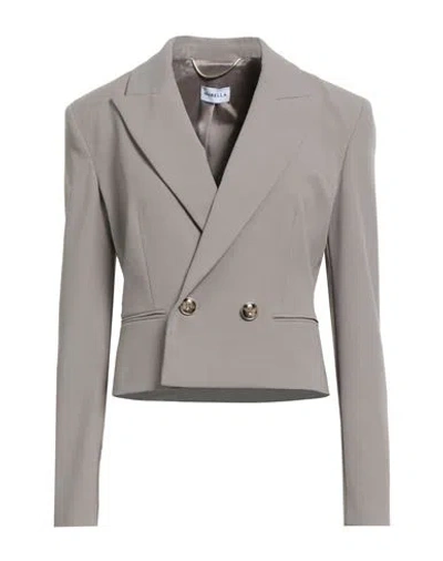 Marella Woman Blazer Grey Size 4 Polyester, Viscose, Elastane