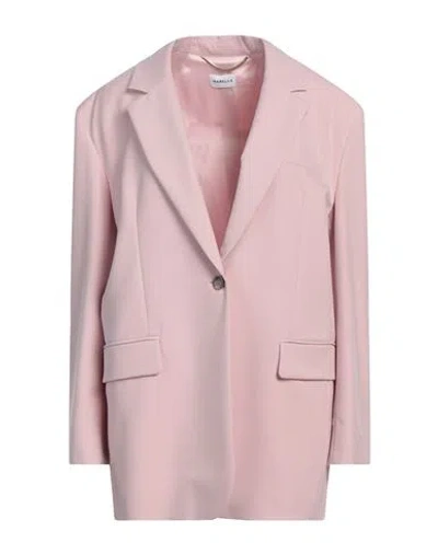 Marella Woman Blazer Pink Size 6 Linen, Cotton, Polyamide, Elastane