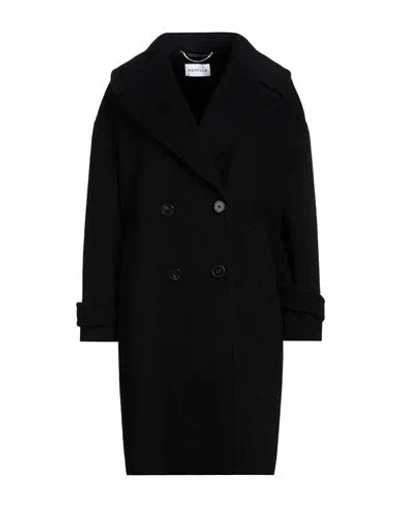 Marella Woman Coat Black Size 6 Virgin Wool