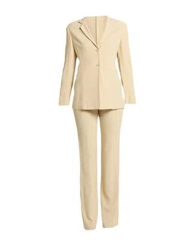 Marella Woman Co-ord Beige Size 12 Viscose, Acetate In Neutral