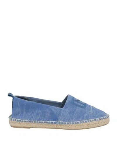 Marella Woman Espadrilles Azure Size 8 Textile Fibers In Blue
