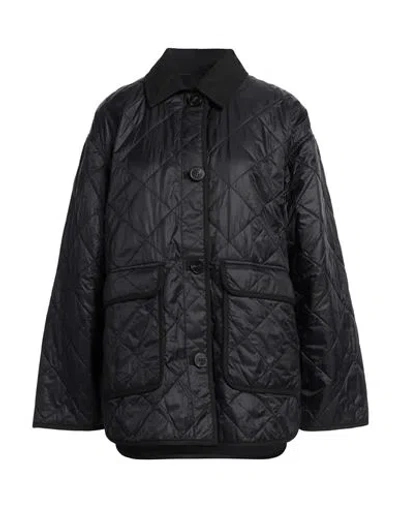 Marella Woman Jacket Black Size 12 Polyamide
