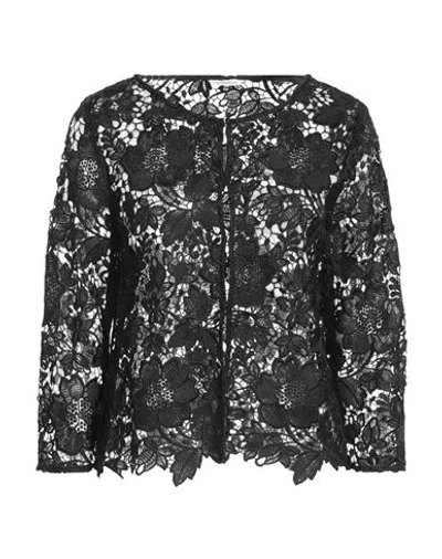 Marella Woman Jacket Black Size 12 Polyester