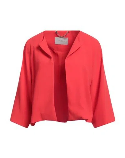 Marella Woman Jacket Red Size 10 Polyester