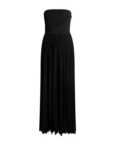 Marella Woman Maxi Dress Black Size M Viscose, Polyester