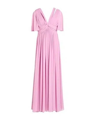Marella Woman Maxi Dress Lilac Size 4 Polyester In Pink