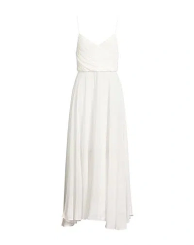 Marella Woman Maxi Dress White Size 8 Polyester