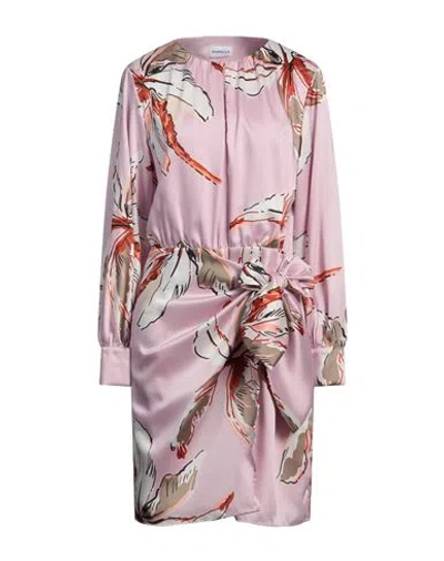Marella Woman Midi Dress Pink Size 12 Polyester