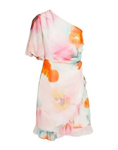 Marella Woman Mini Dress Light Pink Size 4 Polyester