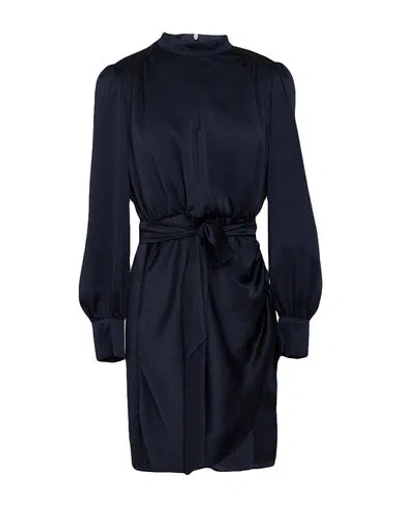 Marella Woman Mini Dress Midnight Blue Size 10 Polyester