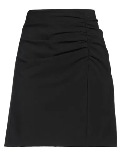Marella Woman Mini Skirt Black Size 4 Polyester, Viscose, Elastane