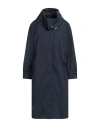 Marella Woman Overcoat & Trench Coat Midnight Blue Size 8 Polyamide, Cotton