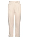 Marella Woman Pants Beige Size 10 Polyester, Viscose, Elastane