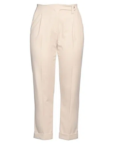 Marella Woman Pants Beige Size 10 Polyester, Viscose, Elastane