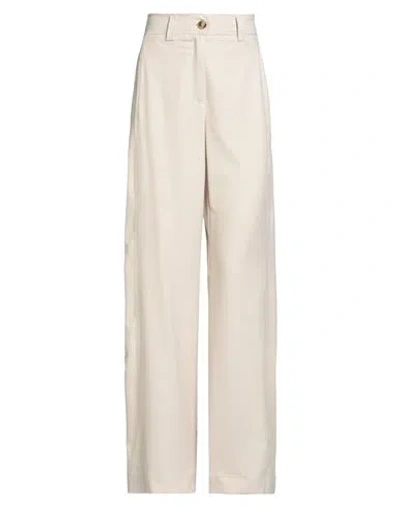 Marella Woman Pants Beige Size 10 Polyester, Viscose, Elastane