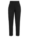 Marella Woman Pants Black Size 12 Polyester, Viscose, Elastane In Black
