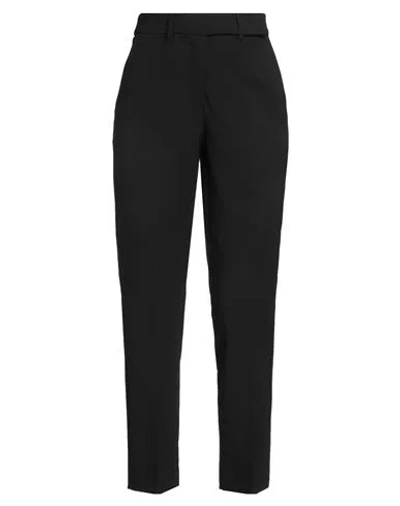 Marella Woman Pants Black Size 12 Polyester, Viscose, Elastane