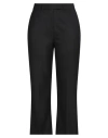 Marella Woman Pants Black Size 12 Polyester, Wool, Elastane In Black