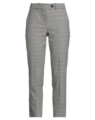 Marella Woman Pants Black Size 4 Polyester, Virgin Wool, Elastane In Gray