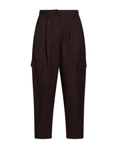 Marella Woman Pants Brown Size 6 Virgin Wool