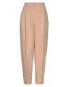 Marella Woman Pants Camel Size 12 Triacetate, Polyester In Beige