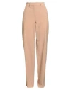 Marella Woman Pants Camel Size 8 Polyester, Virgin Wool, Elastane