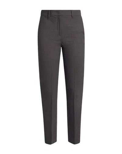Marella Woman Pants Charcoal Size 2 Polyester, Virgin Wool, Elastane In Gray