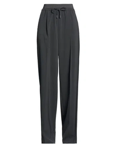 Marella Woman Pants Charcoal Size 6 Polyester, Elastane In Gray