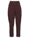 Marella Woman Pants Chocolate Brown Size 12 Polyester, Viscose, Elastane