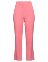 Marella Woman Pants Coral Size 12 Polyester, Viscose, Elastane In Red