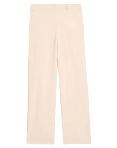 Marella Woman Pants Cream Size 12 Polyester, Virgin Wool, Elastane In Neutral