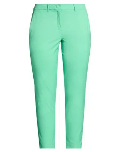 Marella Woman Pants Green Size 10 Polyester, Viscose, Elastane