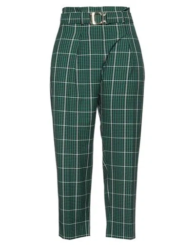Marella Woman Pants Green Size 6 Polyester, Viscose, Elastane