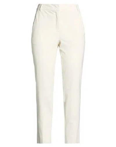 Marella Woman Pants Ivory Size 4 Polyester, Viscose, Elastane In White