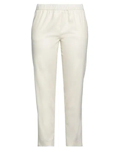 Marella Woman Pants Ivory Size 8 Viscose, Wool, Polyester, Elastane In White