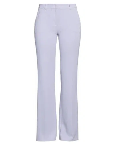 Marella Woman Pants Lilac Size 8 Polyester, Elastane In Purple