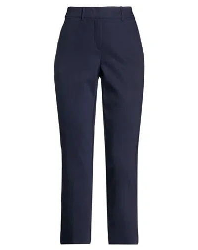 Marella Woman Pants Midnight Blue Size 0 Cotton, Polyamide, Elastane